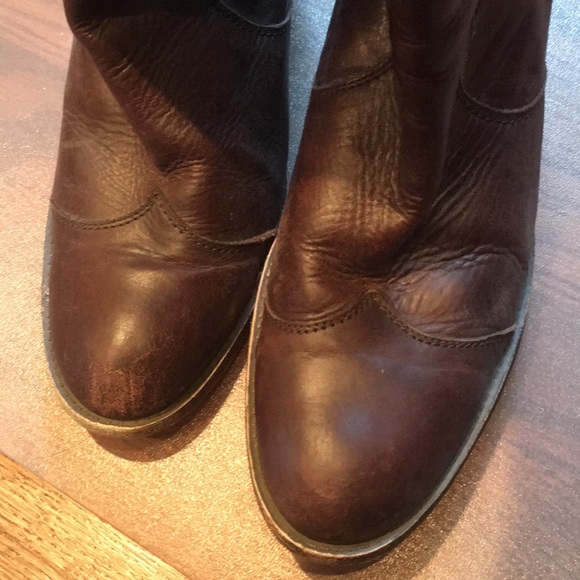 Spanish brown leather boots - Picture 3 of 7